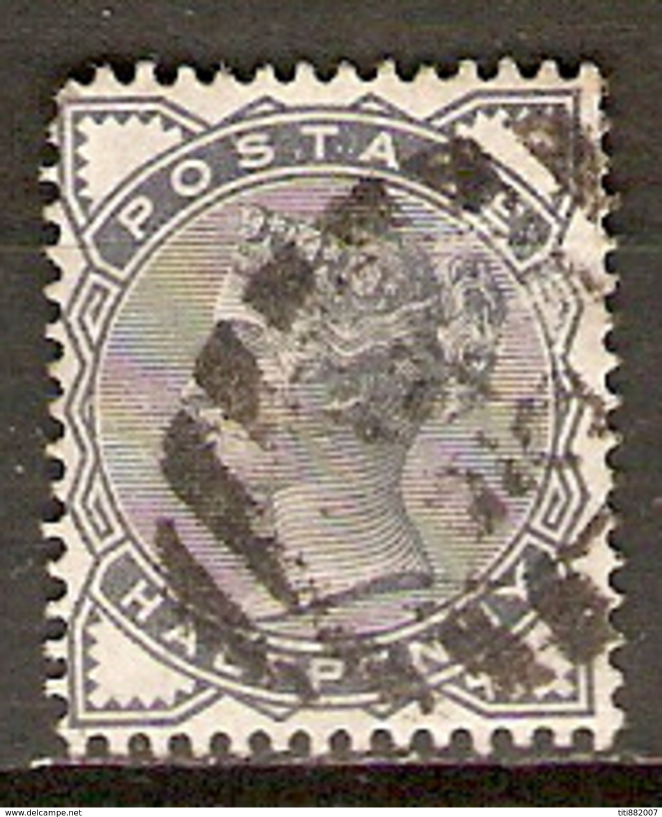 GRANDE - BRETAGNE  /   UK    -   1883 .     Y&T N° 76  Oblitéré  .    Cote  7,00 Euros. - Usati