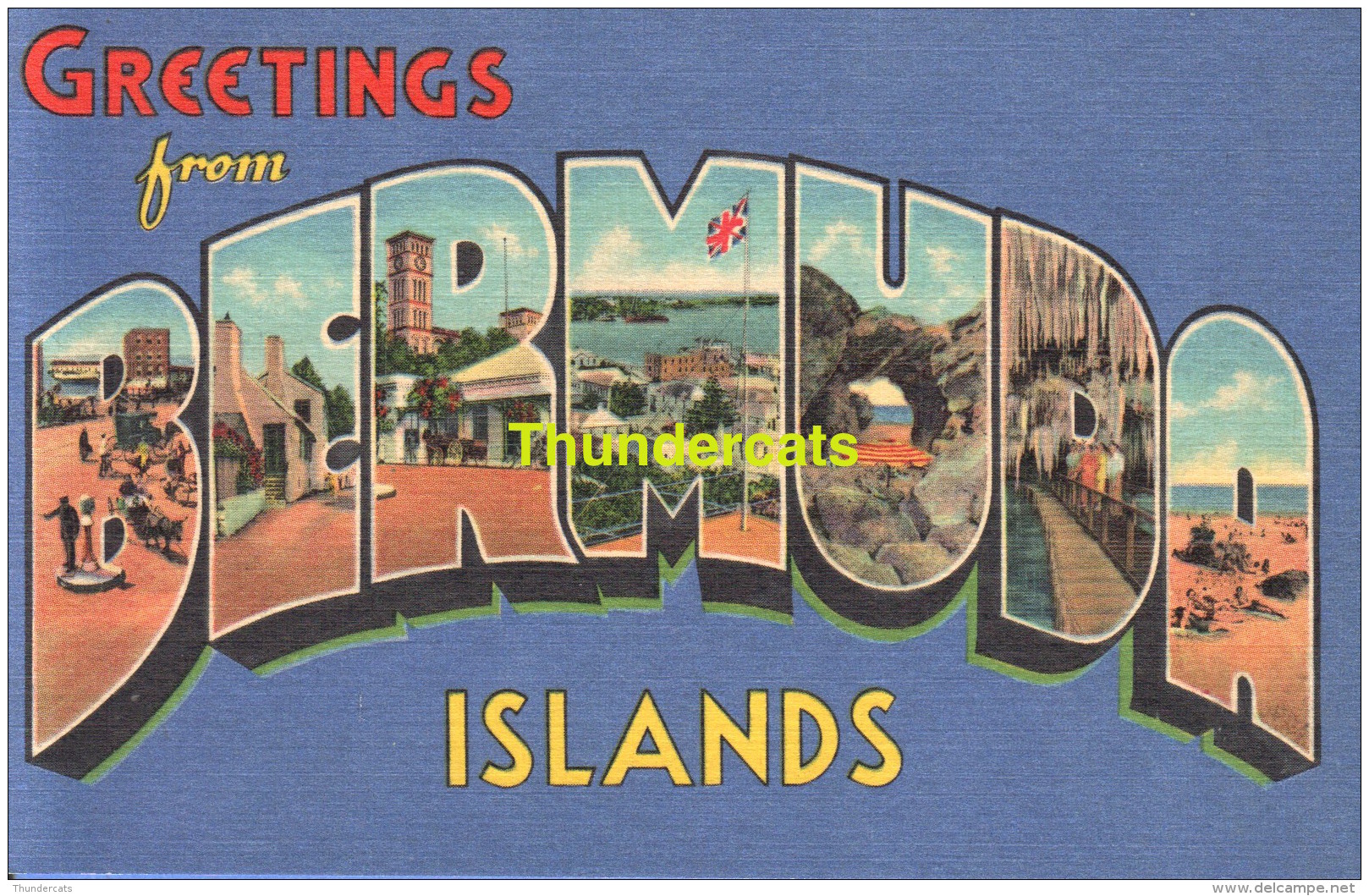 CPSM GREETINGS FROM  BERMUDA ISLANDS - Bermuda