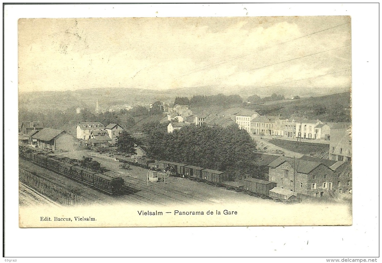 Vielsalm Panorama De La Gare - Vielsalm