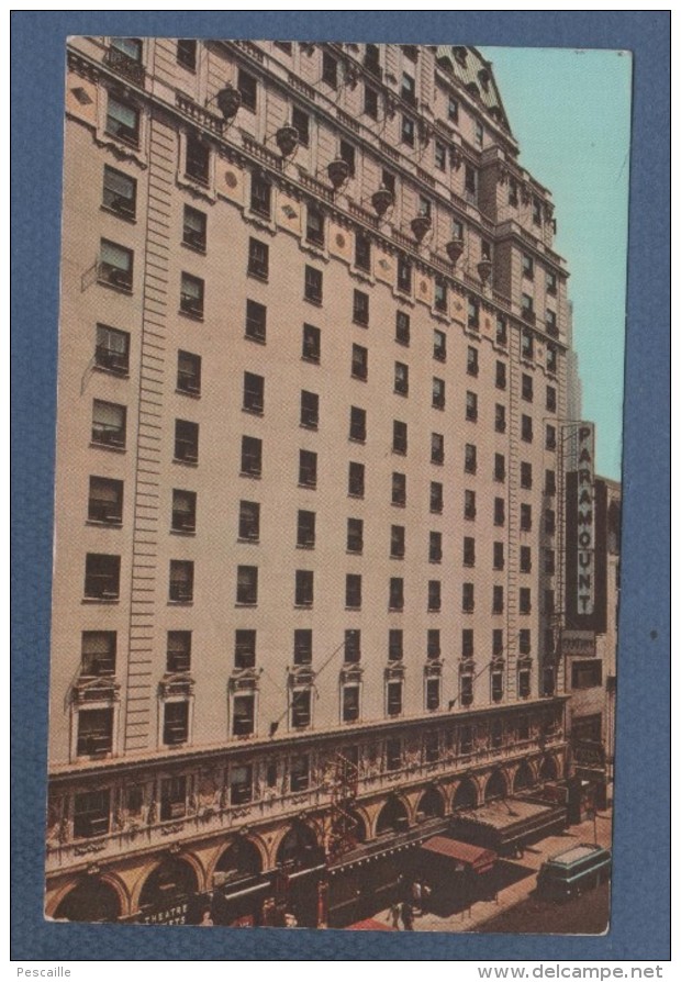 NY NEW YORK - CP CENTURY PARAMOUNT HOTEL 235 WEST 46th St. NEW YORK - CIRCULEE EN 1972 - DEXTER COLOR NEW YORK . - Cafés, Hôtels & Restaurants