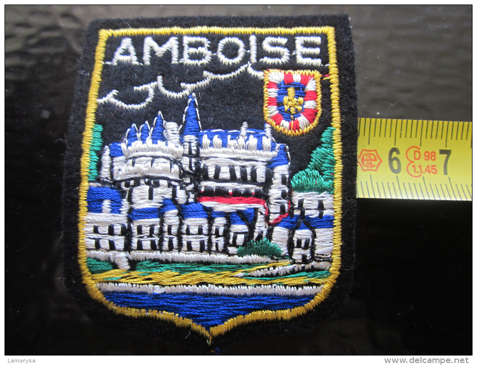 AMBOISE 41 Loir & Cher ÉCUSSON BLASON TISSU Brodé  écusson Tissu - Scudetti In Tela