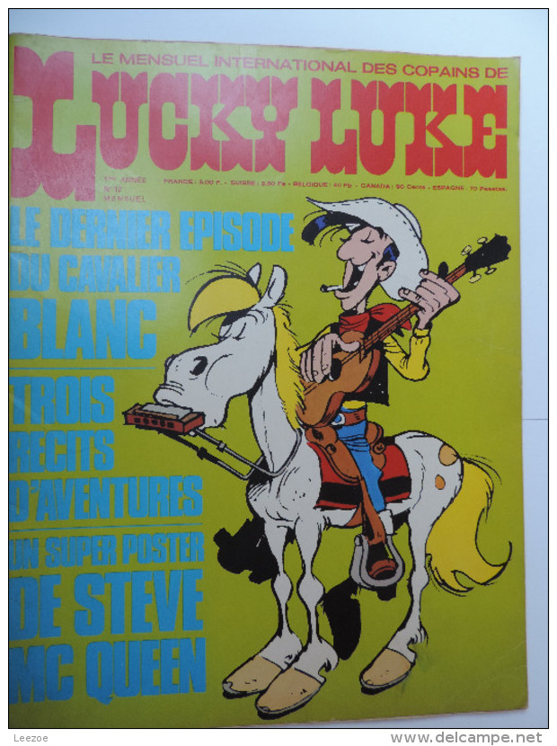 Le Mensuel International Des Copains De Lucky Luke;1ère Année N°12 - Lucky Luke