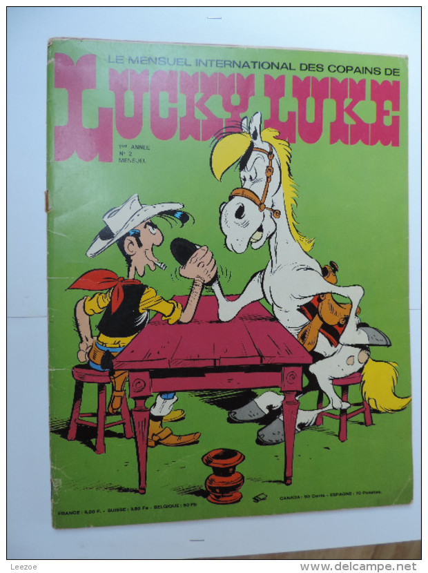 Le Mensuel International Des Copains De Lucky Luke;1ère Année N°2 - Lucky Luke