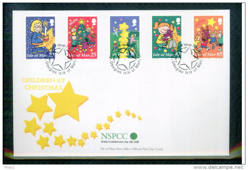 Isle Of Man 2000 Christmas Michel 894-898 FDC - Man (Ile De)