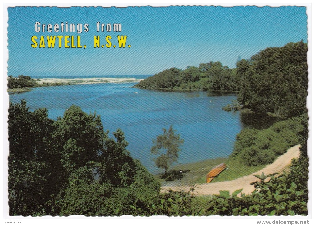Sawtell: Looking Towards The Entrance To Bonville Creek -   New South Wales,  Australia - Coffs Harbour