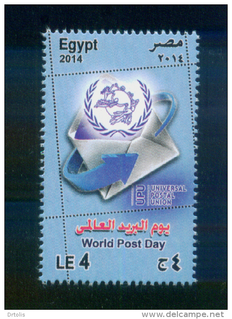 EGYPT / 2014 / UPU / WORLD POST DAY / UNIVERSAL POSTAL UNION / MNH / VF - Ungebraucht