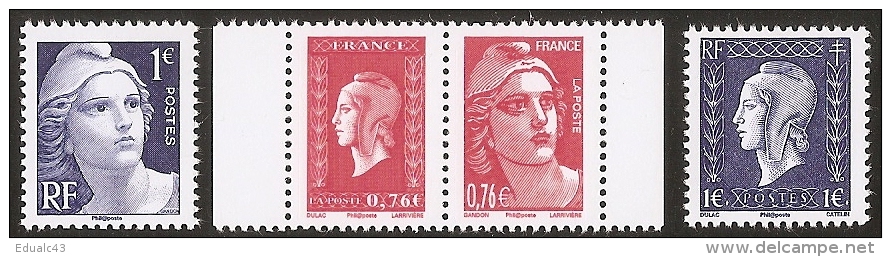 2015 -LIBERATION 2 Timbres Issus Du Bloc ( GANDON 4986/87) + 2 Timbres Du Carnet ( DULAC 4991/92) -NEUFS ** LUXE - Neufs