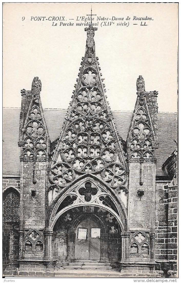 29 - PONT-CROIX - L'Eglise Notre-Dame De Roscudon - Le Porche Méridional (XIVe Siècle) - Pont-Croix