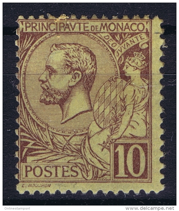 Monaco:  Nr 14 MH/* Falz/ Charniere 1891 - Neufs