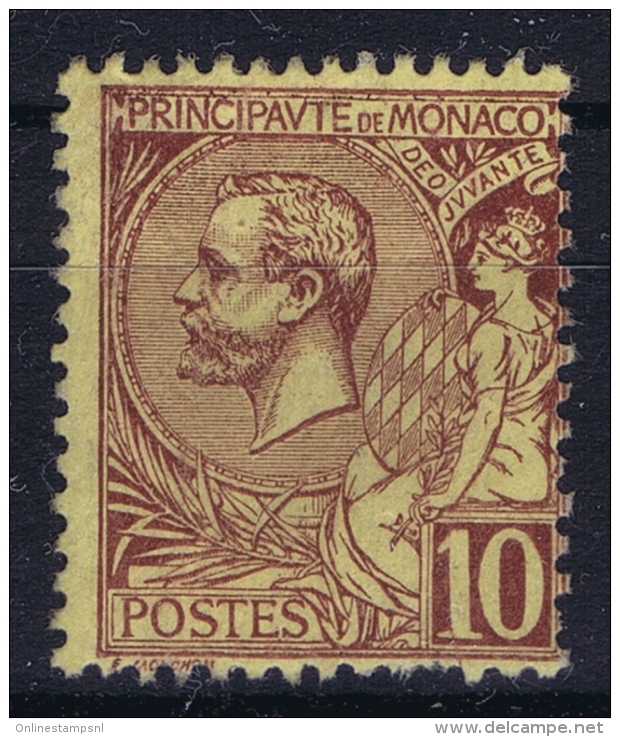 Monaco:  Nr 14 MH/* Falz/ Charniere 1891 - Neufs
