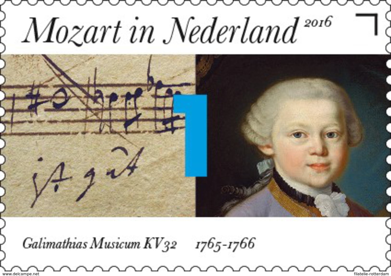 Nederland / The Netherlands - Postfris / MNH - Mozart In Nederland (1) 2016 - Unused Stamps