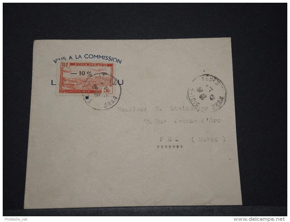 ALGERIE - Env Commerciale Pour Le Maroc - 1947 - A Voir - P17924 - Briefe U. Dokumente