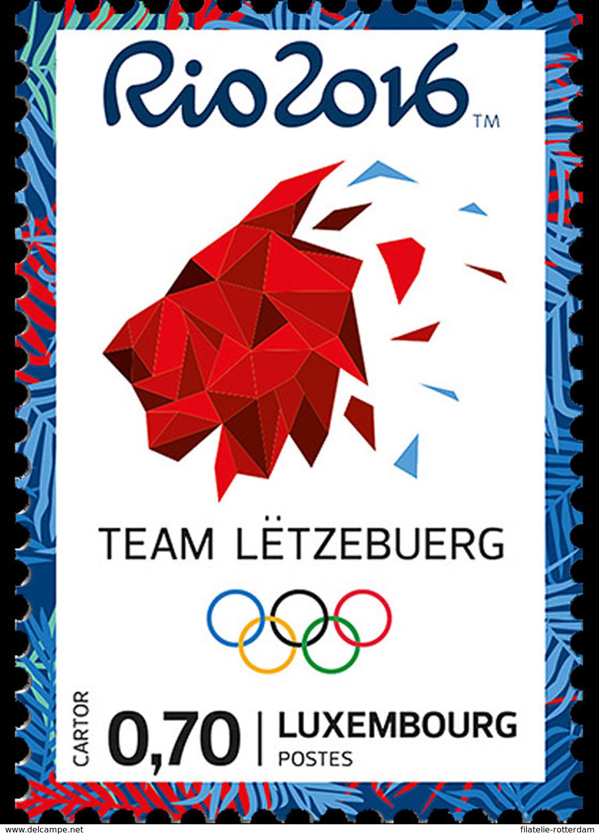 Luxemburg / Luxembourg - Postfris / MNH - Team For The Olympic Games 2016 - Ungebraucht