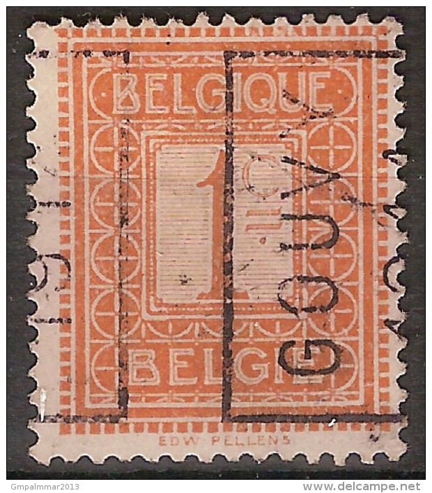 PELLENS Type Cijfer Nr. 108 Voorafgestempeld Nr. 2287 Positie A GOUVY 1914  ; Staat Zie Scan ! Inzet Aan 30 € ! - Roulettes 1910-19