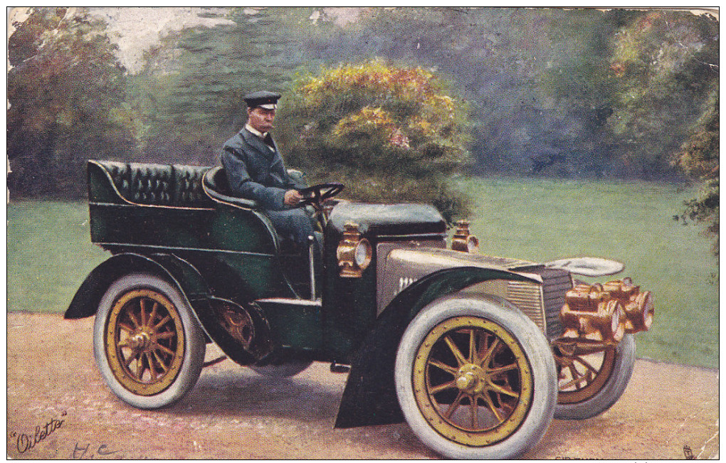 Celebrities Of The Motoring World , TUCK , PU-1905 ; Sir Thomas Lipton - PKW