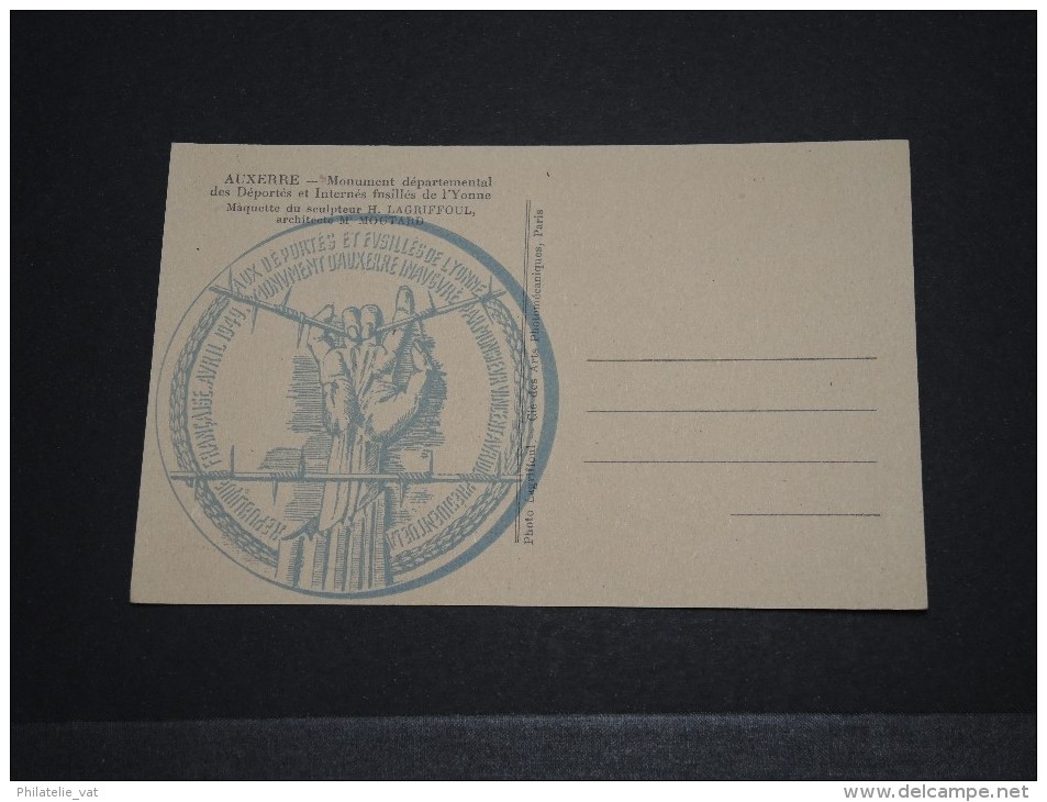FRANCE - Carte Commémorative Des Déportés Et Fusillés De Lyonne - Avril 1949 - A Voir - P18548 - Guerre Mondiale (Seconde)