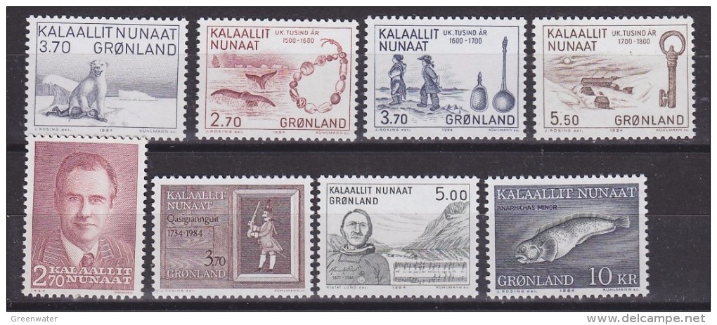 Greenland 1984 8v ** Mnh (GL120) - Neufs