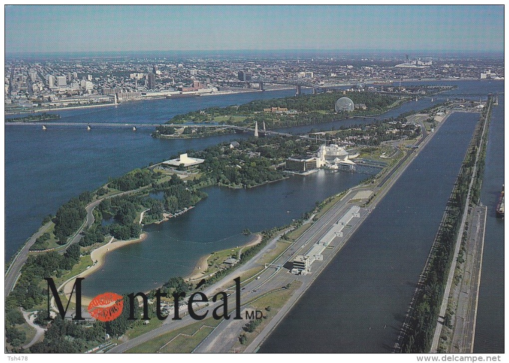 CANADA------MONTREAL---vue Aérienne Des Iles Notre-dame Et Ste-hélène---voir 2 Scans - Montreal