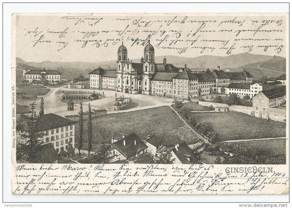 Suisse - Schwyz - Einsiedeln 1903 - Einsiedeln