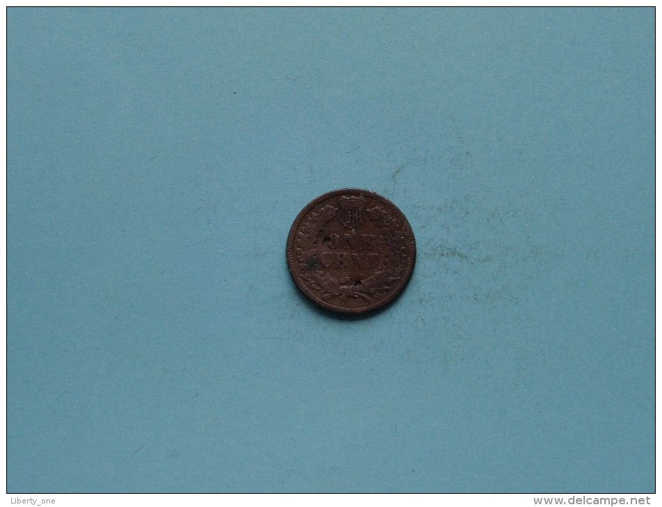 1886 - One Cent (Filler) / KM 90a ( Uncleaned Coin / For Grade, Please See Photo / Scans ) !! - 1859-1909: Indian Head