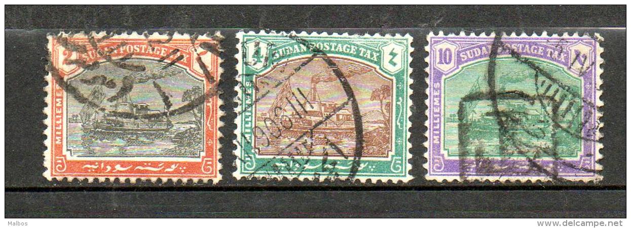 SOUDAN Taxe  1901  (ob)  Y&T N° 5 à 7    Filg Croissant étoile - Sudan (...-1951)