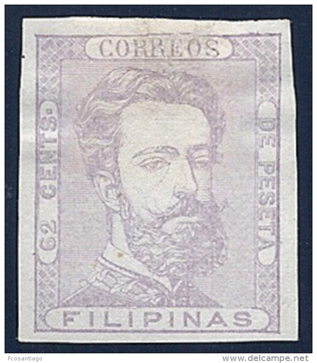 ESPAÑA/FILIPINAS 1872 - Edifil #28s - MLH * - RARO!... - Philippinen