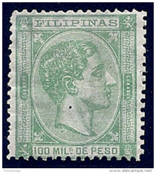 ESPAÑA/FILIPINAS 1878/79 - Edifil #46 - MLH * - Philippinen