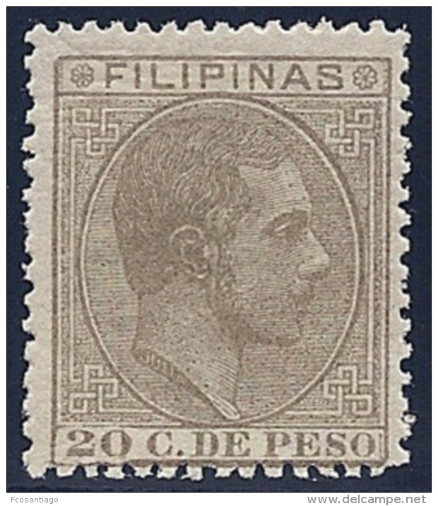 ESPAÑA/FILIPINAS 1880/83 - Edifil #65 - MNH ** - Philippines