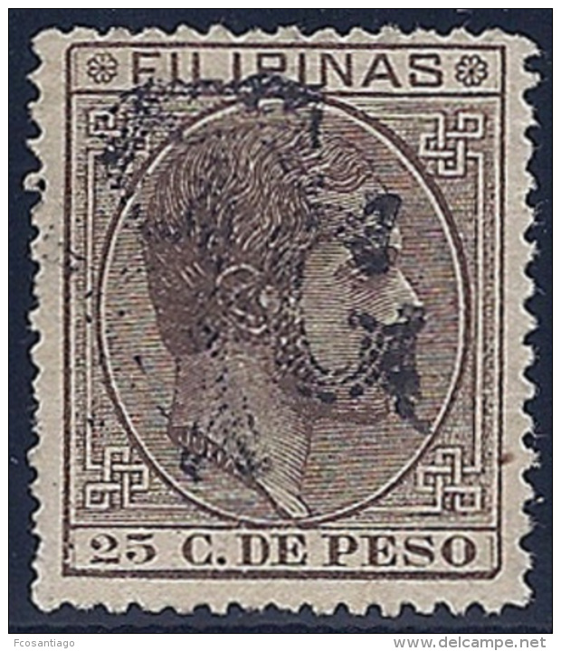 ESPAÑA/FILIPINAS 1880/83 - Edifil #66 - VFU - Philippinen