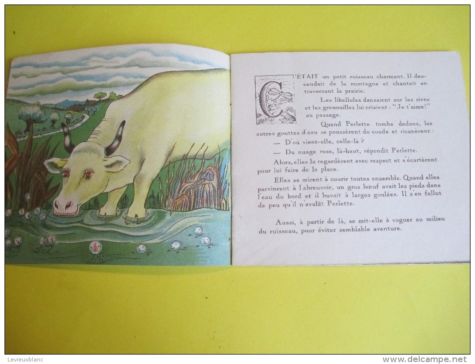 Enfant/Histoire De Perlette Goutte D´eau/Marie Colmont/Béatrice Appia/Album Du Pére Castor/Flammarion/1950         BD85 - Autres & Non Classés