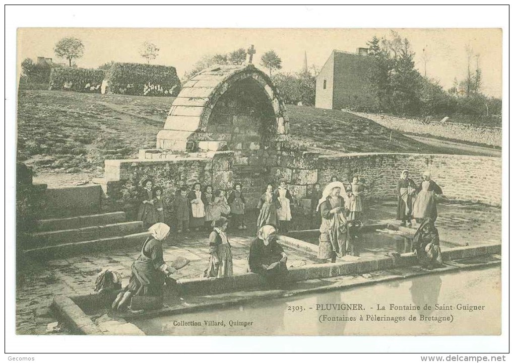 56 - PLUVIGNER - La Fontaine De St Guignier (Pélerinages De Bretagne) -2303- - Pluvigner