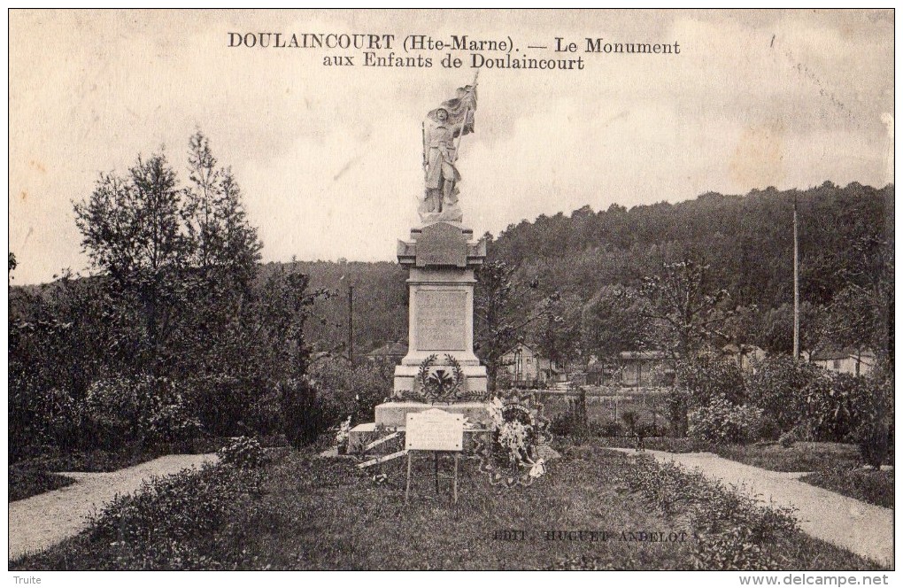 DOULAINCOURT LE MONUMENT AUX ENFANTS DE DOULAINCOURT - Doulaincourt