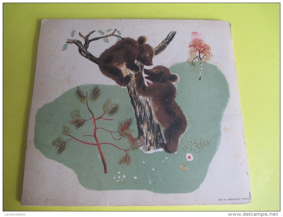 Enfant/BOURRU l´Ours Brun/Texte Lida /Dessins Rojan/ /Album du Pére Castor/Flammarion/1949         BD88