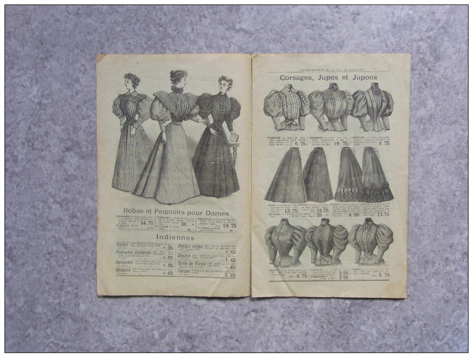 Catalogue Grands Magasins De La Ville De St-Denis 1896 - Catalogues