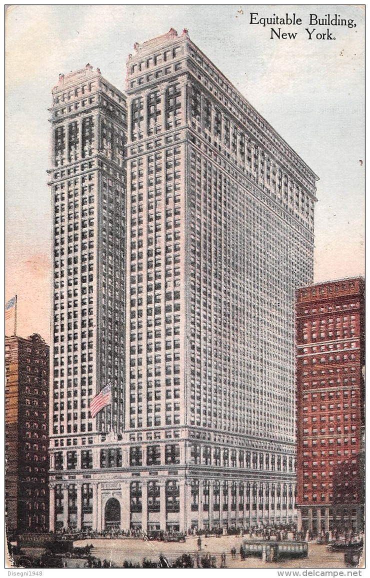 05540 "USA (NY) - NEW YORK CITY - EQUITABLE BUILDING - BROADWAY " ORIG. POST CARD. POSTED 1916 - Broadway