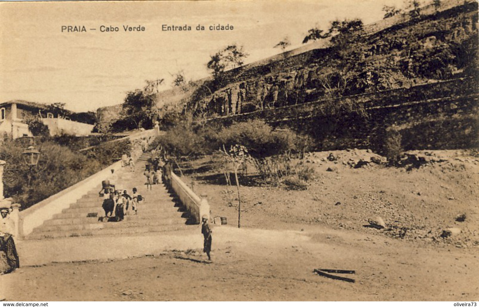 CABO VERDE, PRAIA, Entrada Da Cidade,  2 Scans - Cap Vert