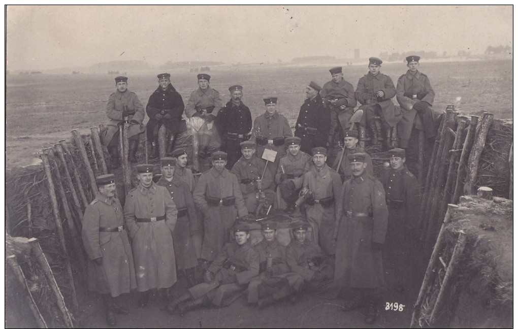 Foto Deutsche Soldaten 1.Weltkrieg Leichter Minenwerfer Mine Thrower  Granatwerfer Pristerwerfer Schützengraben - Guerre, Militaire