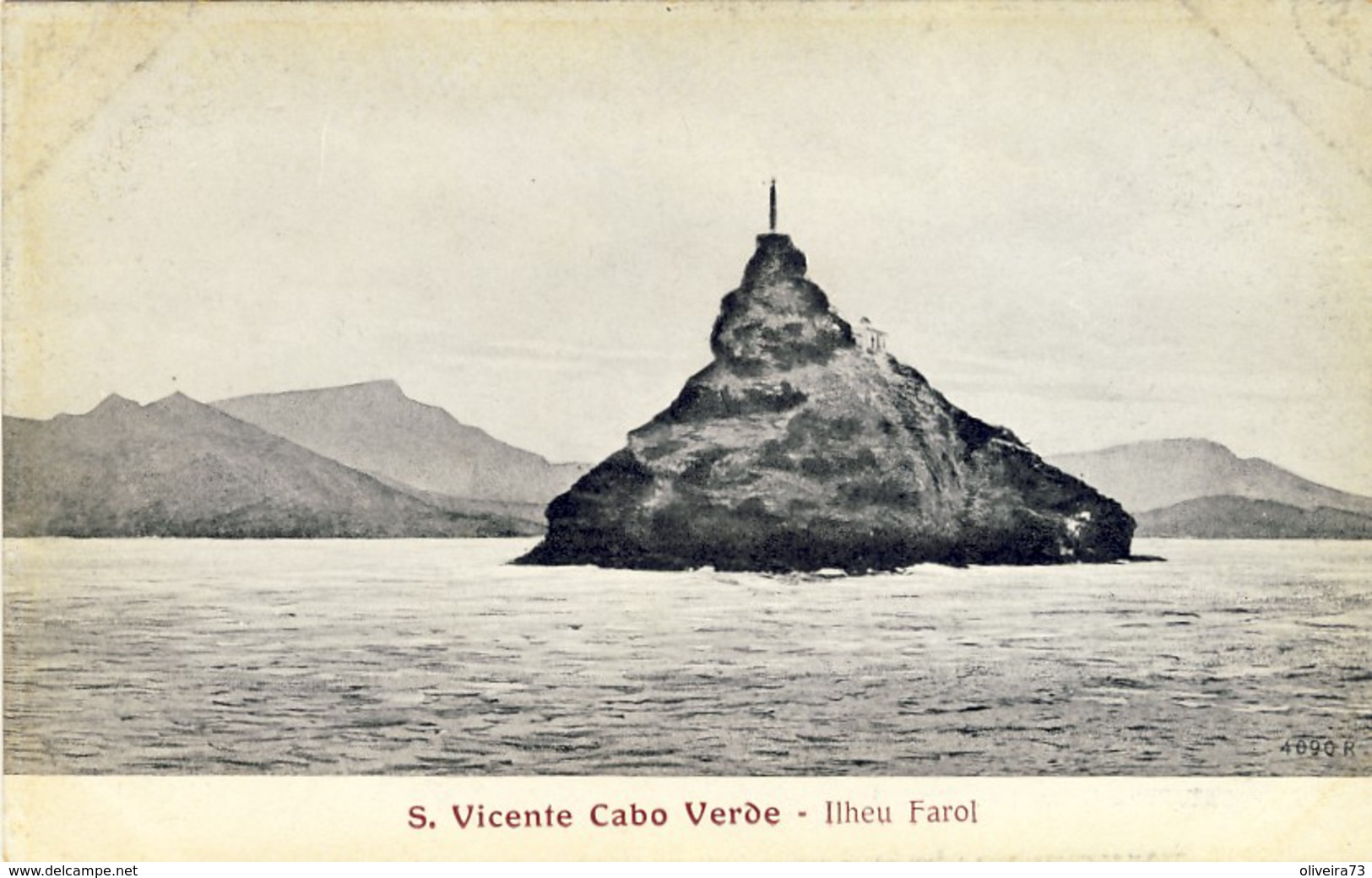 CABO VERDE, SÃO VICENTE, Ilheu Farol,  2 Scans - Cap Verde