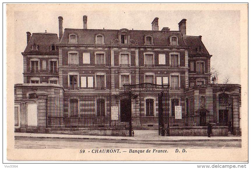 CHAUMONT: Banque De France - Chaumont