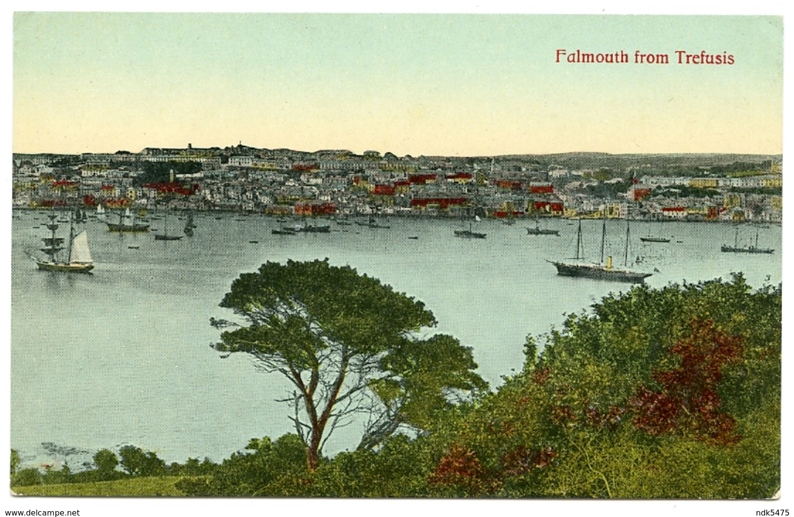 FALMOUTH FROM TREFUSIS / ADDRESS - FALMOUTH, MARLBOROUGH ROAD - Falmouth