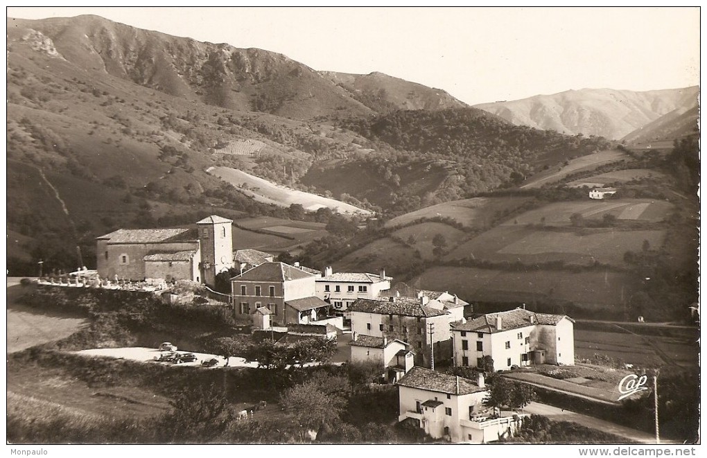 64. CPSM. Pyrénées-Atlantiques. Biriatou. Frontière Franco-Espagnole - Biriatou