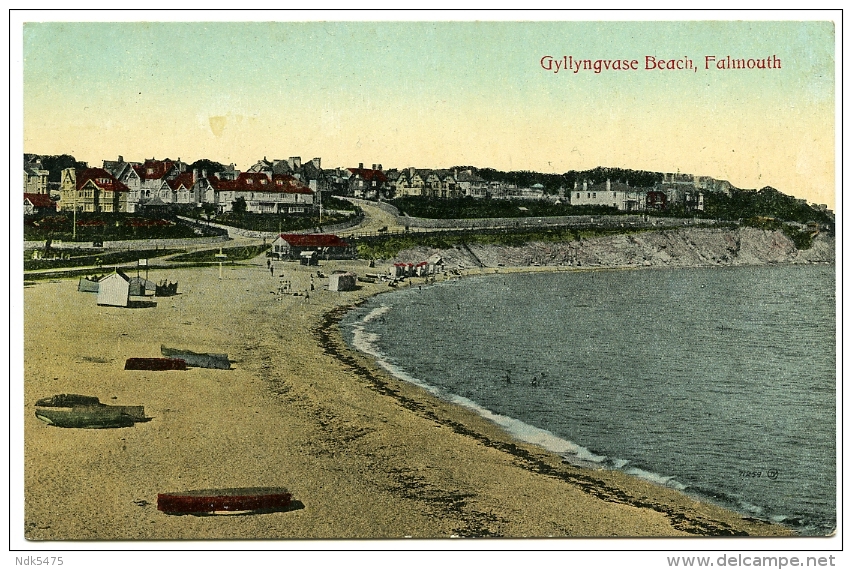 FALMOUTH : GYLLYNGVASE BEACH (2) - Falmouth