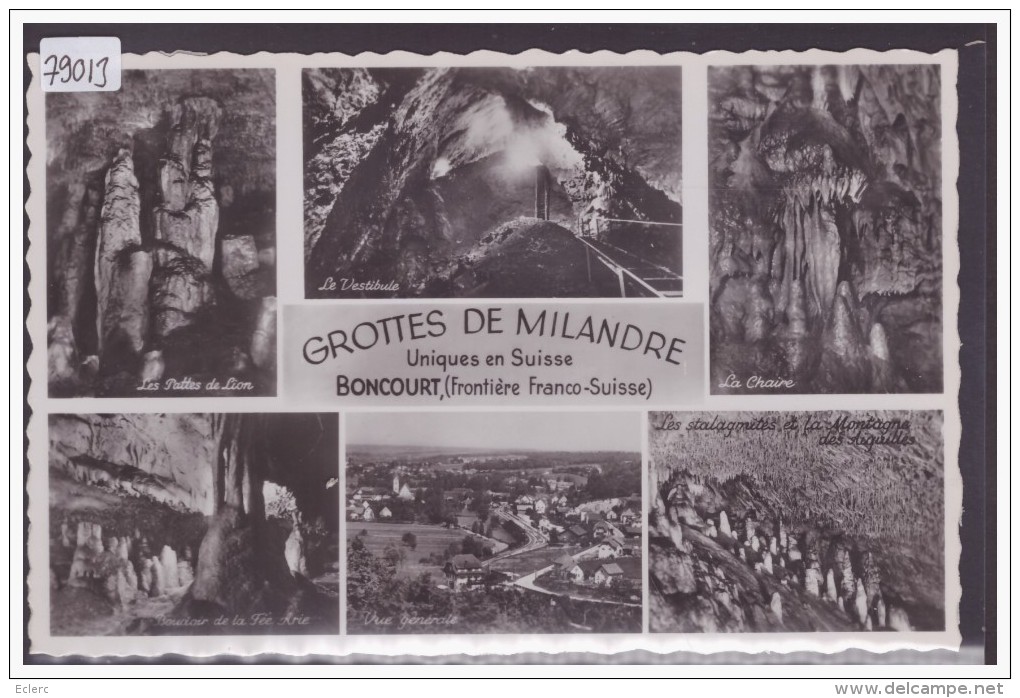 BONCOURT - GROTTES DE MILANDRE - TB - Boncourt