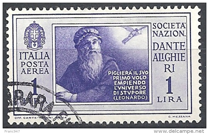 Italia, 1932 Società Dante Alighieri 1L Violetto  # USATO - Usati