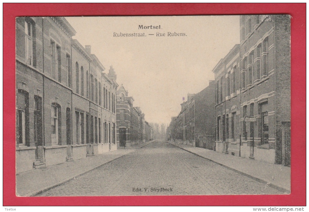 Mortsel - Rubensstraat  - 1921 ( Verso Zien ) - Mortsel