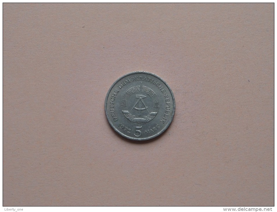 1969 - 5 Mark - KM 22.1 ( Uncleaned Coin - For Grade, Please See Photo ) ! - 5 Mark