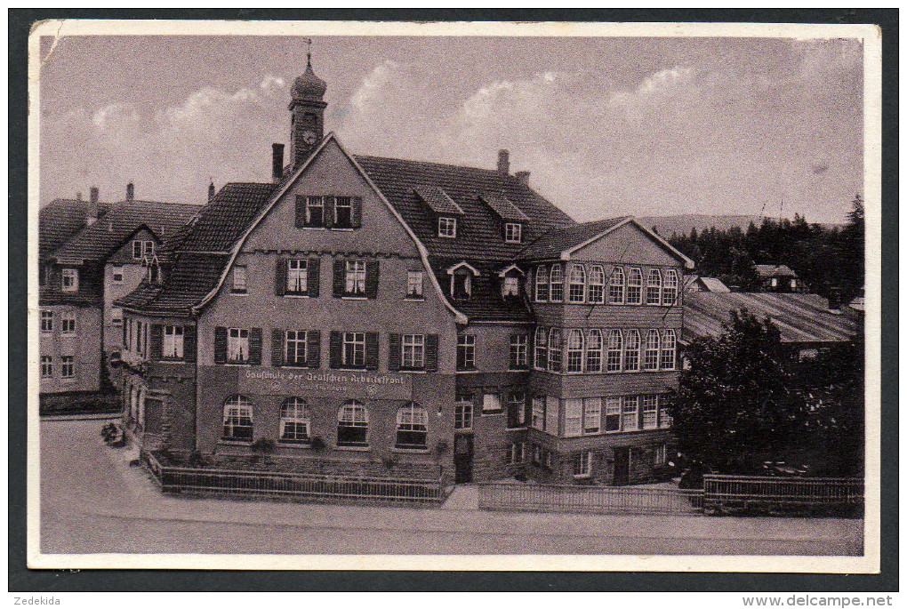 2688 - Alte Ansichtskarte - Gauschule Der DAF Deutsche Arbeiterfront Thüringen N. Gel - Georgenthal