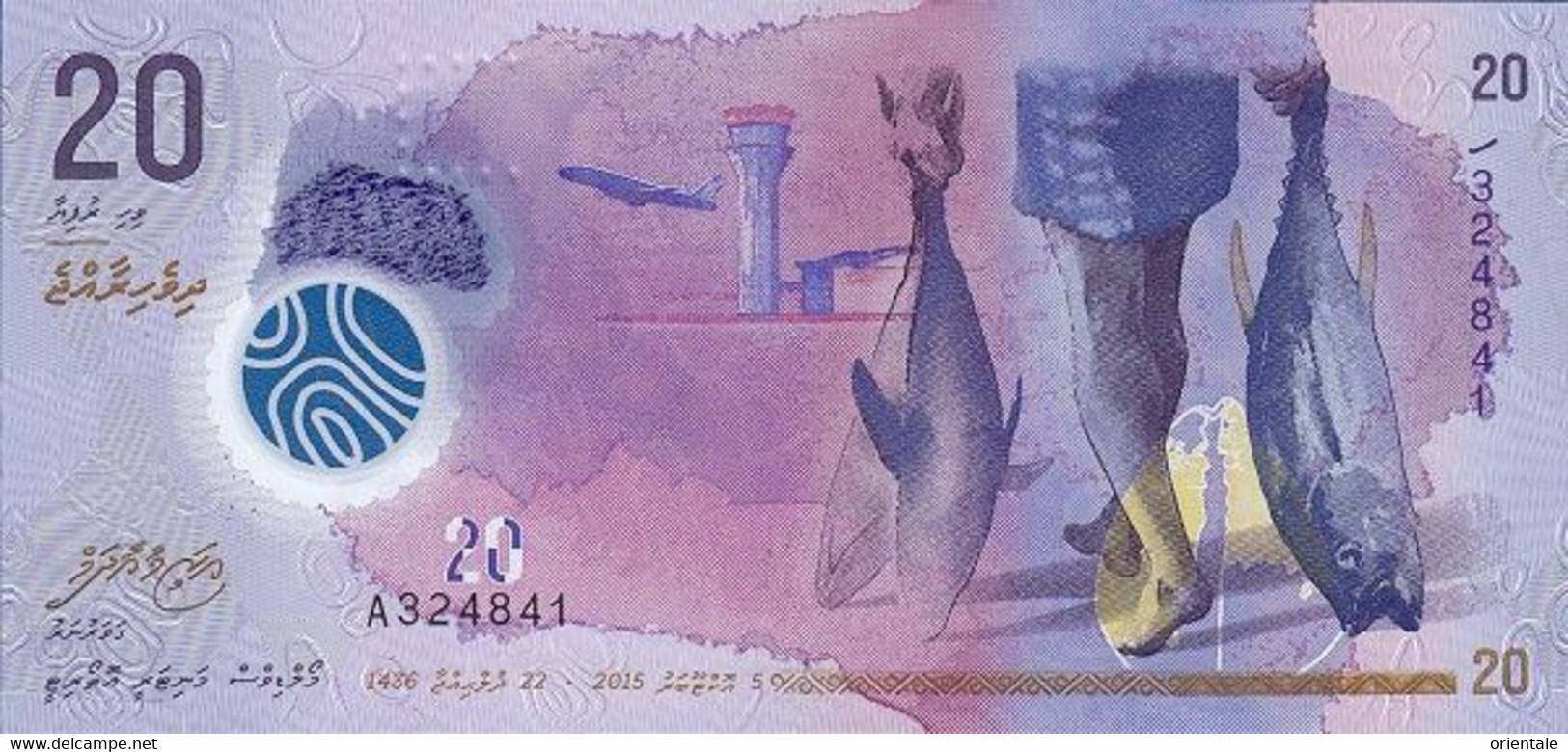 MALDIVES P. 26/31 SET 2015 UNC (7 Billets) - Maldives