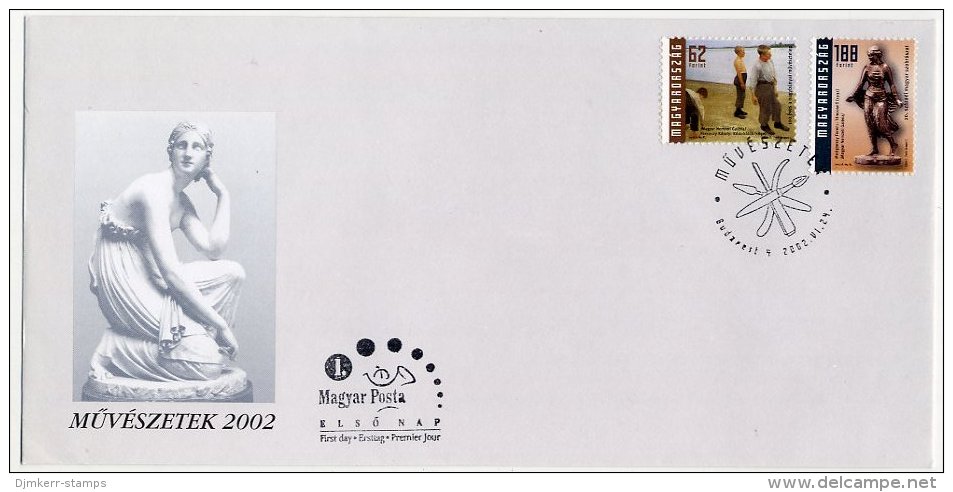 HUNGARY 2002 Art Set On FDC.  Michel 4739-40 - FDC