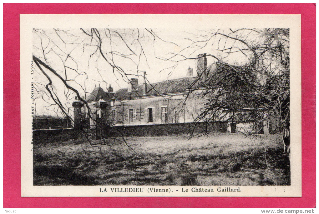 86 VIENNE LA VILLEDIEU, Le Château Gaillard,  (Robuchon, Poitiers) - La Villedieu Du Clain